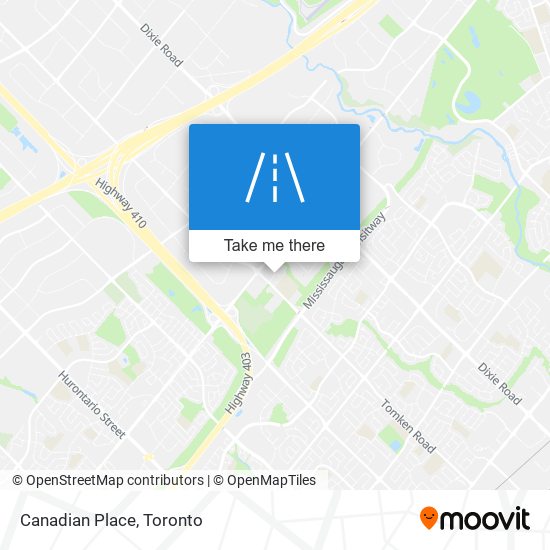 Canadian Place map
