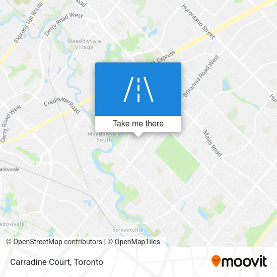 Carradine Court map