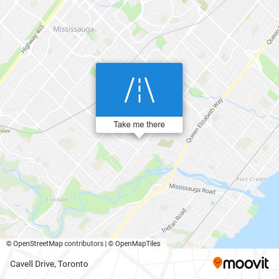 Cavell Drive map