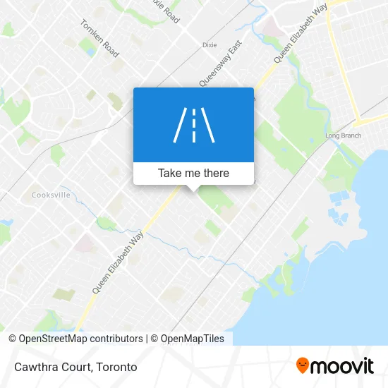Cawthra Court map