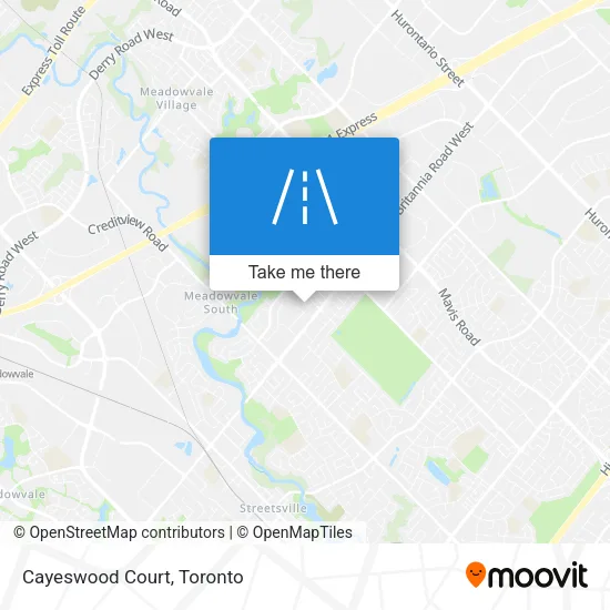 Cayeswood Court map