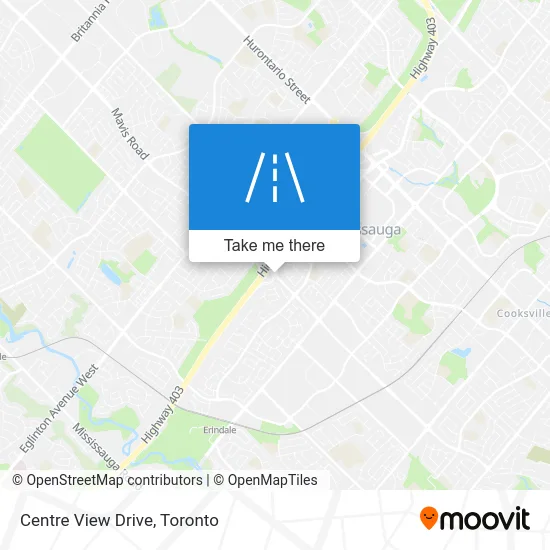 Centre View Drive map