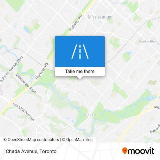 Chada Avenue map