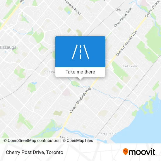 Cherry Post Drive map