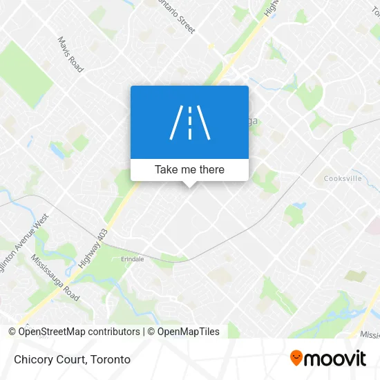 Chicory Court map