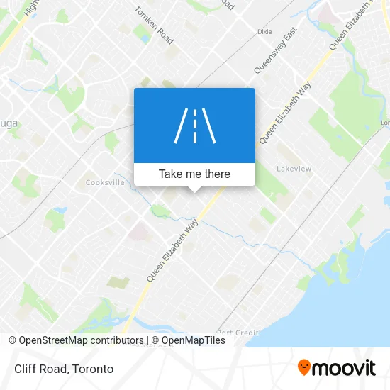 Cliff Road map