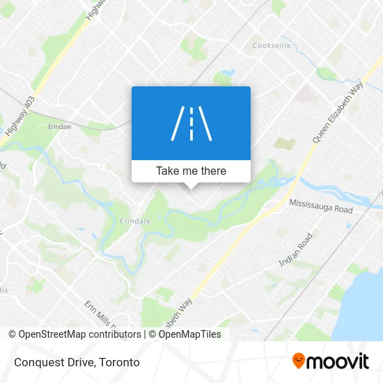 Conquest Drive map