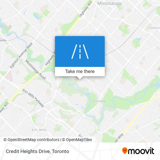 Credit Heights Drive map