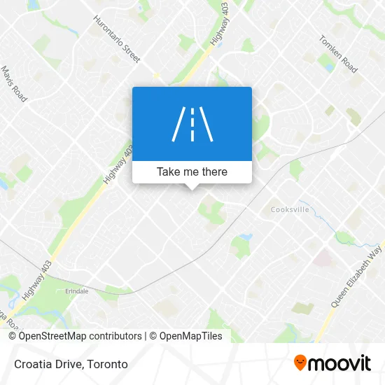 Croatia Drive map