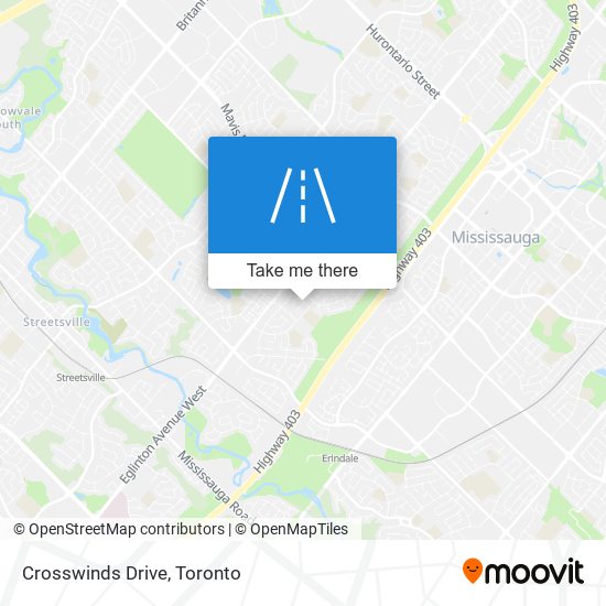 Crosswinds Drive map