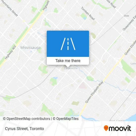 Cyrus Street map