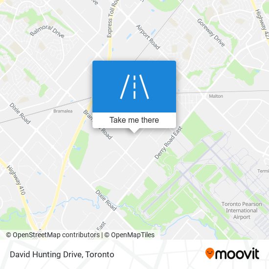 David Hunting Drive map