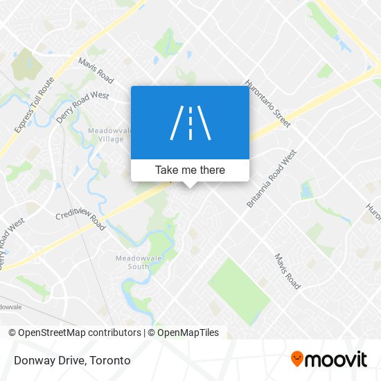 Donway Drive map