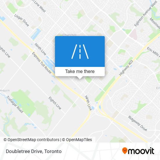 Doubletree Drive map