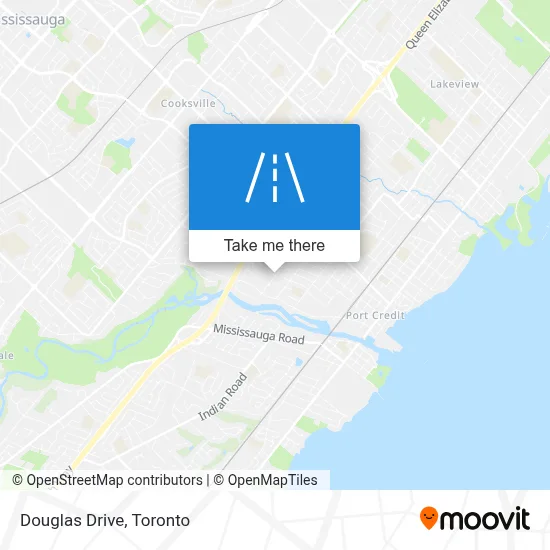 Douglas Drive map