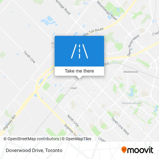 Doverwood Drive map