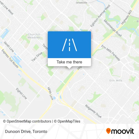 Dunoon Drive map
