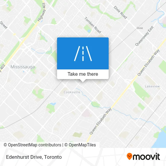 Edenhurst Drive map