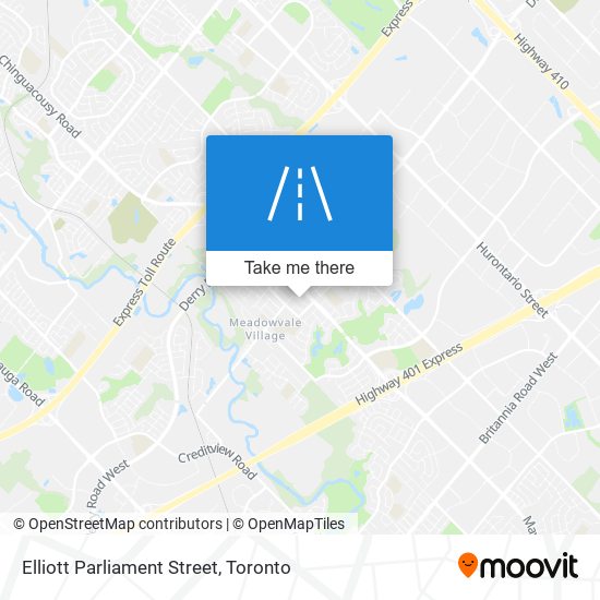 Elliott Parliament Street map