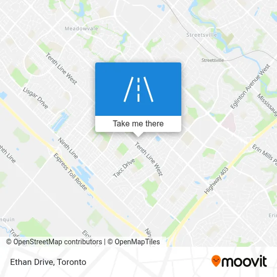 Ethan Drive map