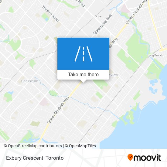 Exbury Crescent map