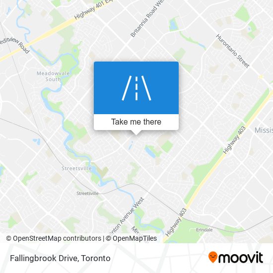 Fallingbrook Drive map