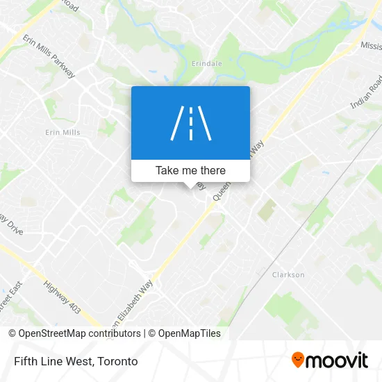 Fifth Line West map