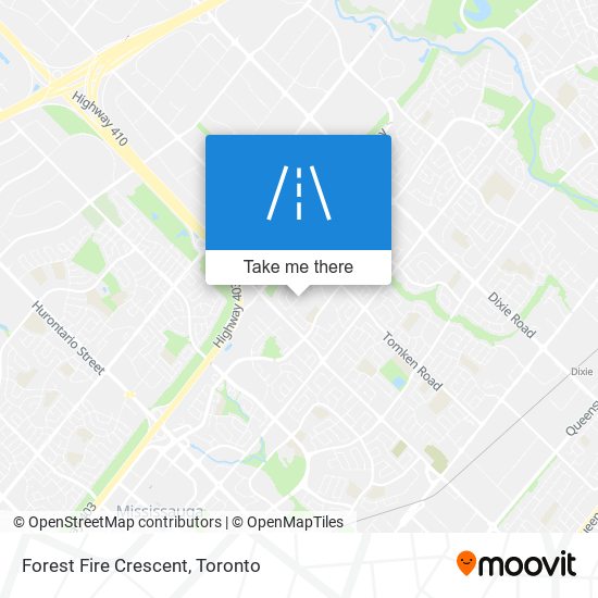 Forest Fire Crescent map