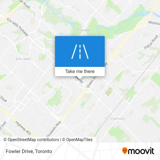 Fowler Drive map