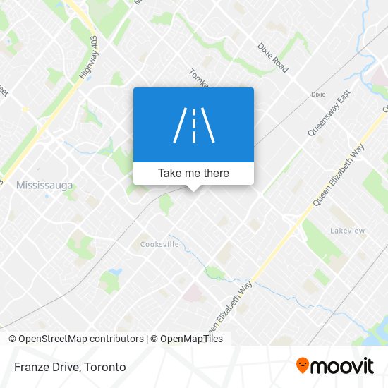 Franze Drive map