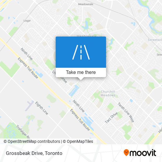 Grossbeak Drive map