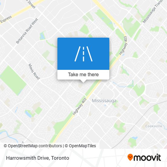 Harrowsmith Drive map