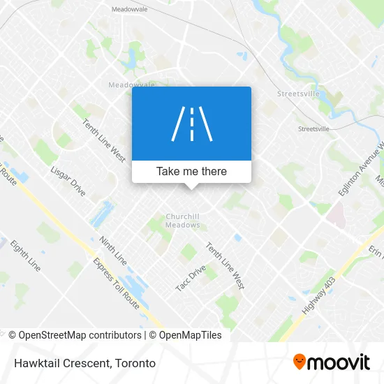 Hawktail Crescent map