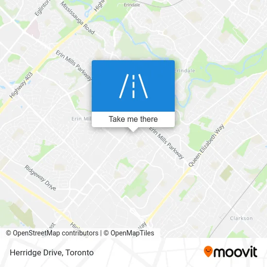 Herridge Drive map