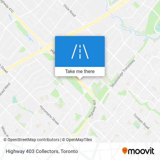 Highway 403 Collectors map