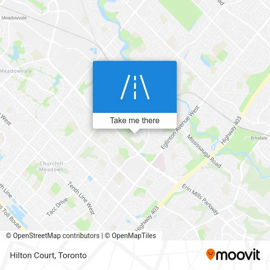 Hilton Court map