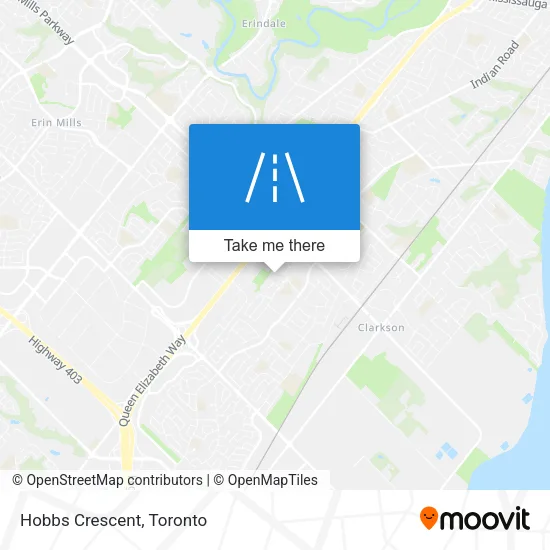 Hobbs Crescent map