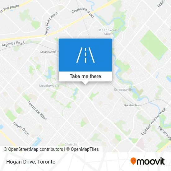 Hogan Drive map
