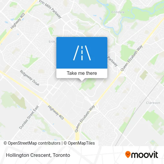 Hollington Crescent map