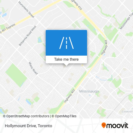 Hollymount Drive map