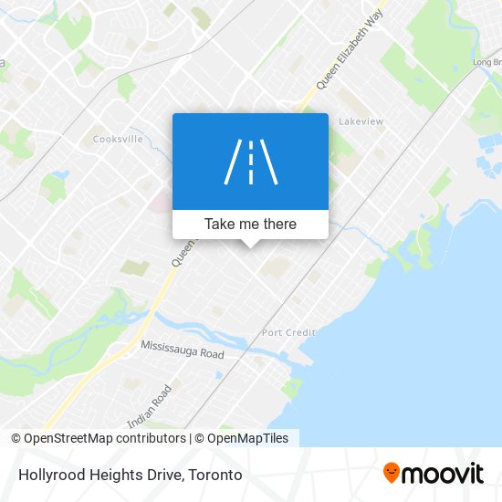 Hollyrood Heights Drive map