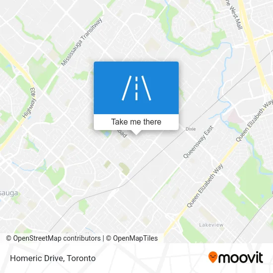 Homeric Drive map