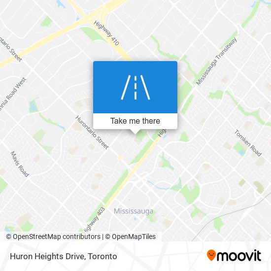 Huron Heights Drive map