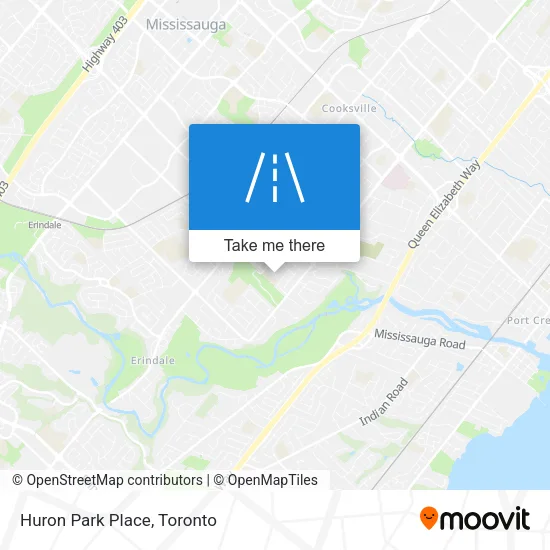 Huron Park Place map
