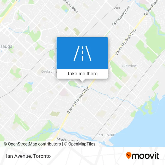 Ian Avenue map