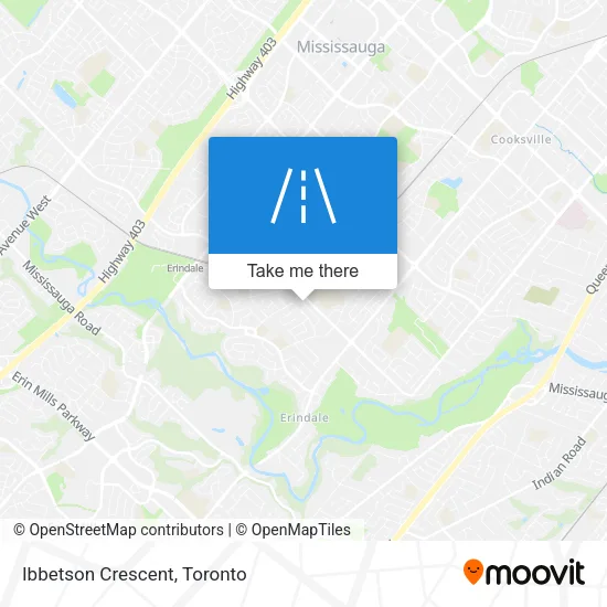 Ibbetson Crescent map