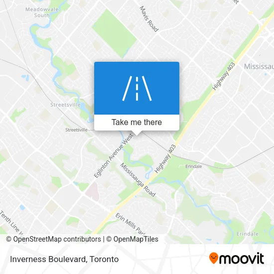 Inverness Boulevard map