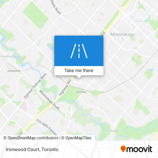 Ironwood Court map