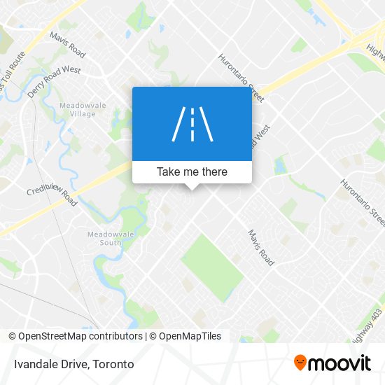 Ivandale Drive map