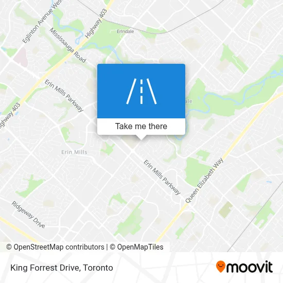 King Forrest Drive map